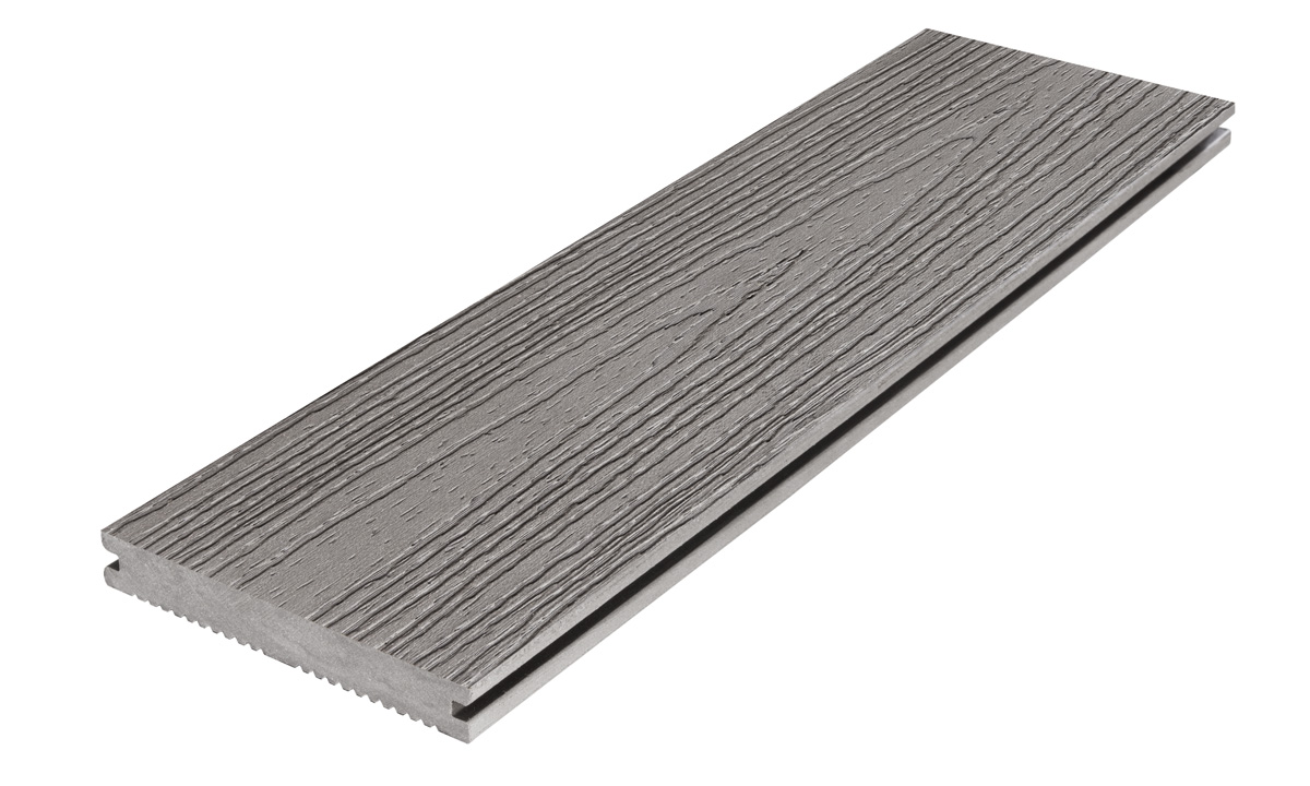 4m Terrassendielen BPC Natur-Design Silver Cedar | hellgrau