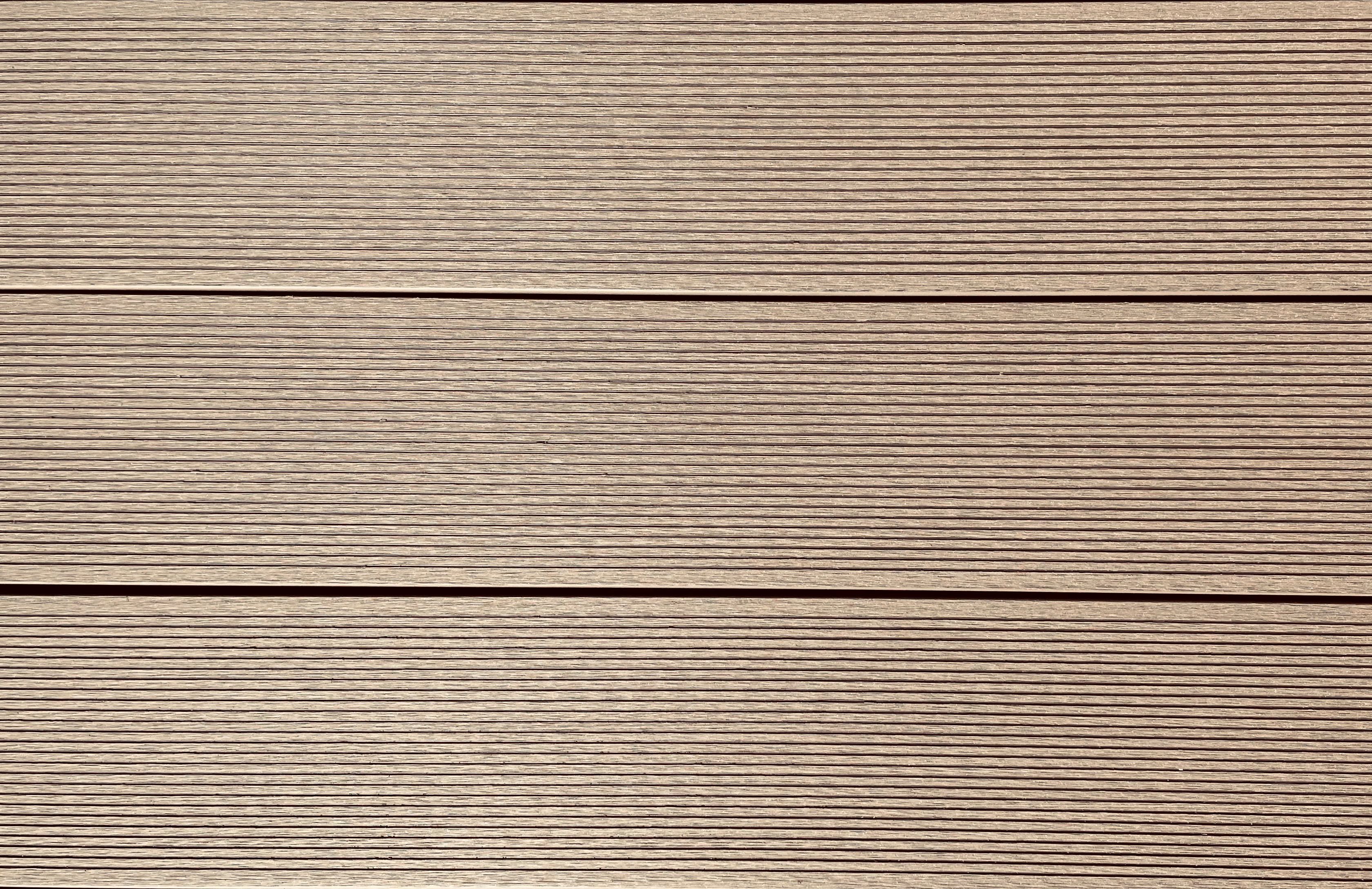 Terrassendielen WPC Premium Hohl rille/glatt Mahagony | dunkelbraun | 3 m